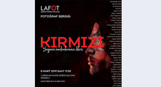 LAFOT’TAN “KIRMIZI” KARMA FOTOĞRAF SERGİSİ