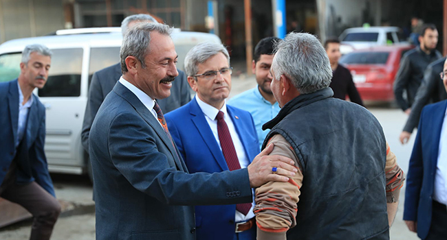 TİN ACIPAYAM’DA VATANDAŞLARLA BULUŞTU