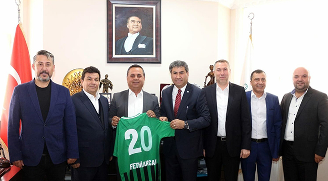Denizlispor Yönetimi İlçe Başkanlarını Ziyaret Etti.