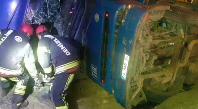 Sarayköy’de Tır Kazası:1 Yaralı