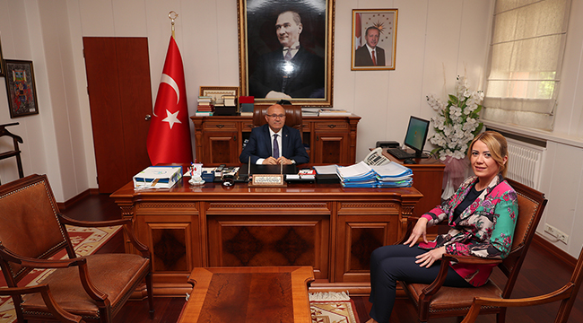 Başkan Doğan, Kaymakam Balcıoğlu’nu Ziyaret Etti