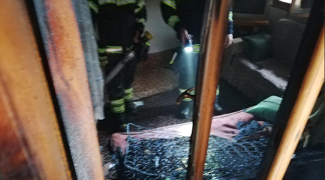 Denizli'de Korkutan Yangın