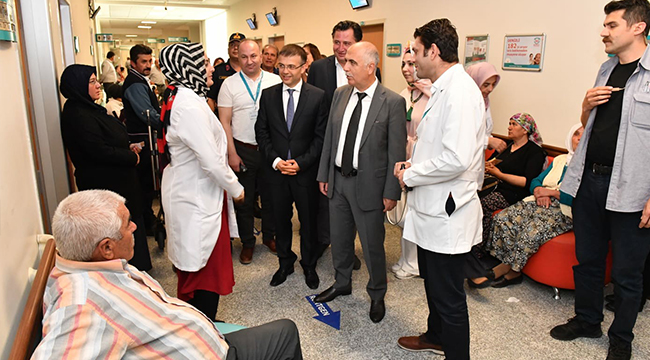 Vali Karahan Önce Cankurtaran’ı Sonra Tavas’ı Ziyaret Etti
