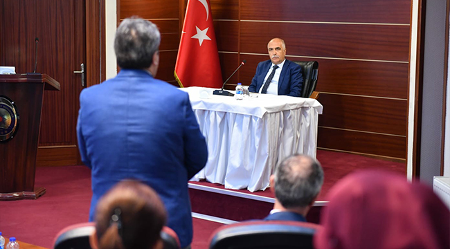 İl İdare Şube Başkanları ve Kaymakamlar Toplantısı Yapıldı