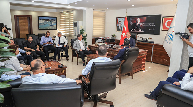 DTO'dan Başkan Örki'ye Tebrik Ziyareti