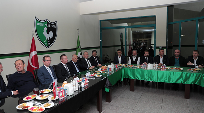 DENİZLİSPOR’A MORAL YEMEĞİ