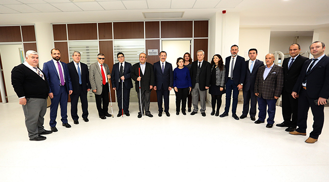 PAÜ, GÖRME ENGELLİLER ÇALIŞMA SALONU AÇILDI