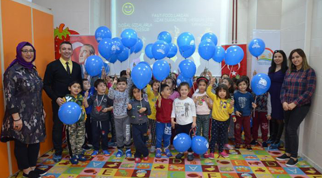 MİNİKLERE ''SAĞLIKLI BESLENME VE GIDA HİJYENİ’’ EĞİTİMİ