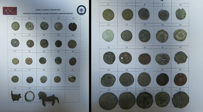 TARİHİ ESER KAÇAKÇISI KISKIVRAK YAKALANDI