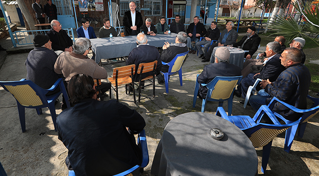GÜRLESİN DEVELİ VE AKKÖYLÜLERLE BULUŞTU