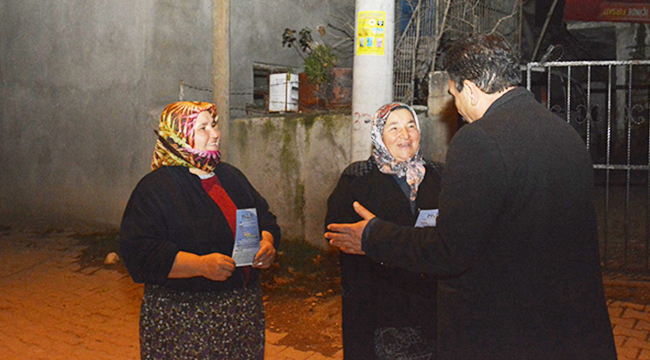 DİVARCI AKDERE’DE ÇİFTÇİYE MÜJDE VERDİ