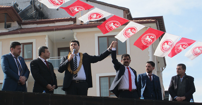 DP GENEL BAŞKANI UYSAL KALE’DE KONUŞTU