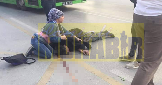 HACI KAPLANLAR MAHALLESİ'NDE KAZA