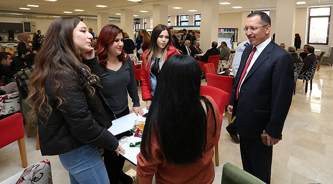 BAĞ HİZMETE GİREN KAFETERYAYI GEZDİ
