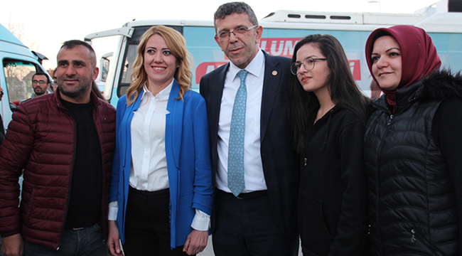 DOĞAN MEŞALE, SLOGAN VE İLGİ İLE KARŞILANDI