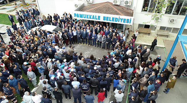 PAMUKKALE BELEDİYESİ’NDE DEVİR TESLİM