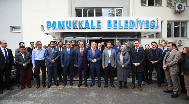 PAMUKKALE BELEDİYESİ’NDE DEVİR TESLİM