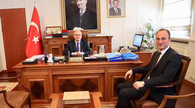 BAŞKAN ÖRKİ PROTOKOLU ZİYARET ETTİ