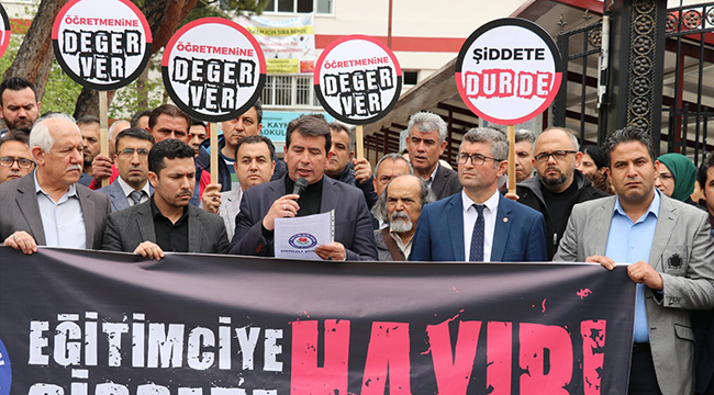 OKULDA DARP GÜVENLİK KAMERALARINA YANSIDI