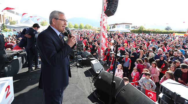Merkezefendi 'de 23 Nisan Coşkusu