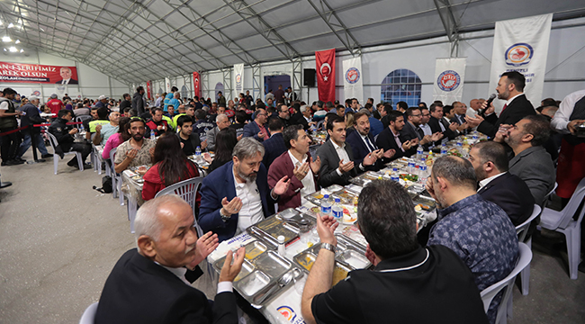 İftar Çadırının İlk Gün Sponsoru Yine DTO Oldu