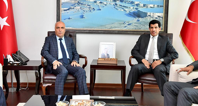 Katar’ın Ankara Büyükelçisi Al-Shafi, Karahan’ı Ziyaret Etti