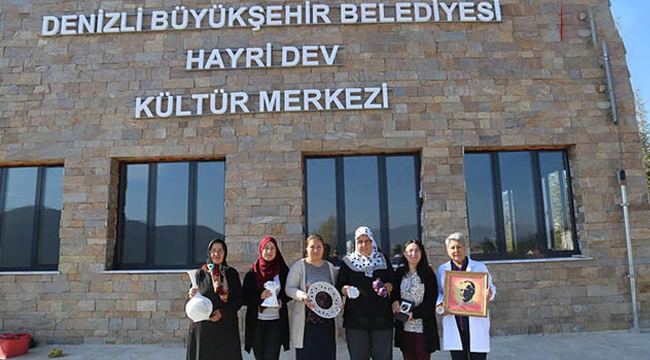 ÇAMELİ’DE KADINLAR ÇİNİ SANATINI ÖĞRENİYOR