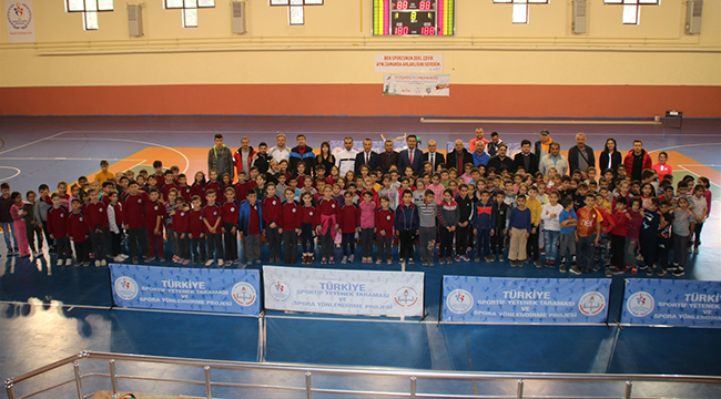 ÇAL'DA SPORTİF YETENEK TARAMASI YAPILDI
