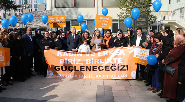 AK KADINLARDAN KADINA ŞİDDETE HAYIR YÜRÜYÜŞÜ