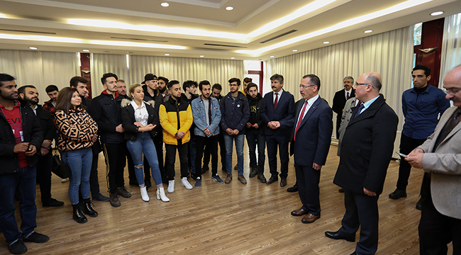 MERKEZİN AÇILIŞINI REKTÖR BAĞ YAPTI