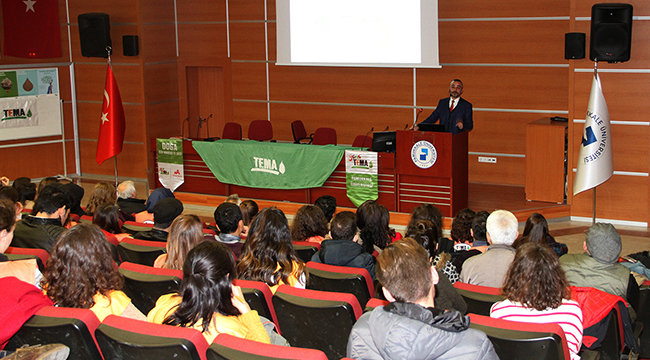 PAÜ GENÇ TEMA’DAN KÜRESEL İKLİM DEĞİŞİKLİĞİ KONFERANSI