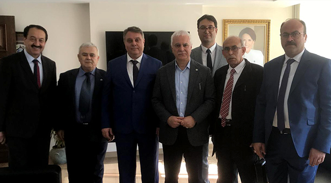 İYİ PARTİ GENEL MERKEZİ’Nİ ZİYARET ETTİLER