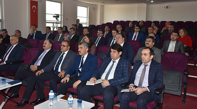 OĞUZ ŞUBE MÜDÜRLERİ İLE TOPLANDI