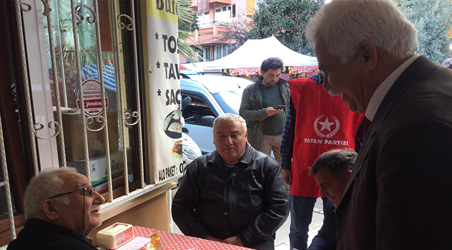 GÜLEÇ VATANDAŞLA BULUŞTU