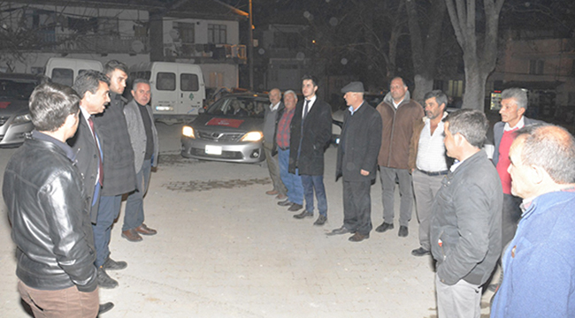 DİVARCI AKDERE’DE ÇİFTÇİYE MÜJDE VERDİ