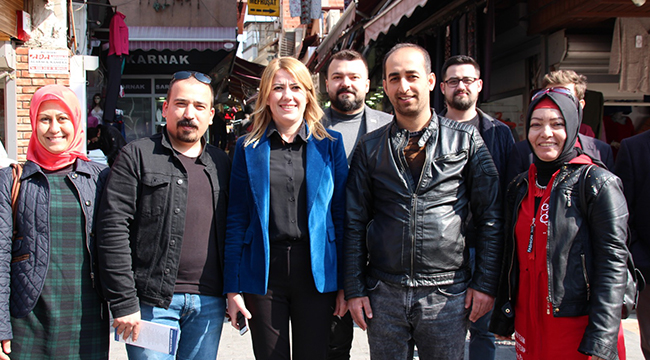 DOĞAN KALEİÇİ ESNAFINI ZİYARET ETTİ