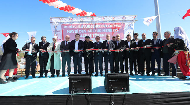 ÇAMELİ, HAYRİ DEV KÜLTÜR MERKEZİ'NE KAVUŞTU