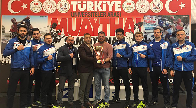 PAÜ MUAY THAİ TAKIMI ŞAMPİYON OLDU