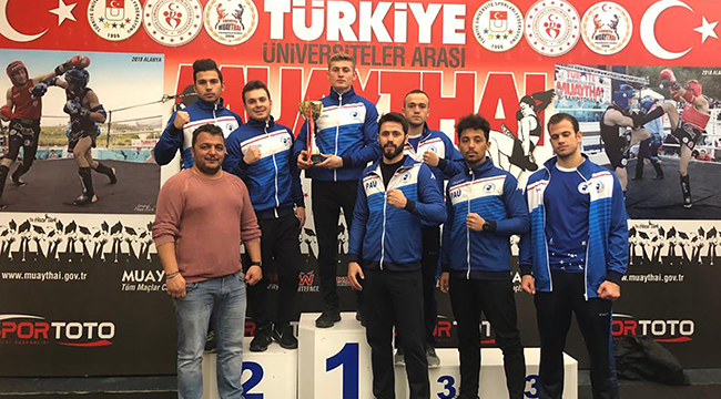PAÜ MUAY THAİ TAKIMI ŞAMPİYON OLDU