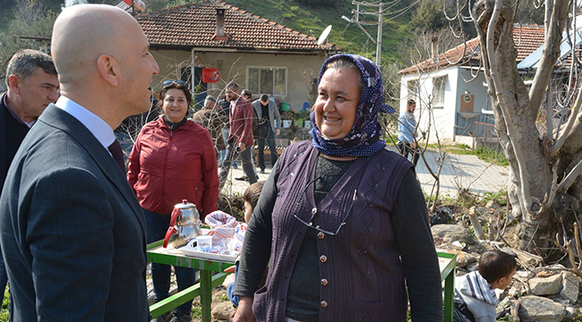 BAŞKAN ÖZBAŞ MAHALLE MAHALLE DOLAŞIYOR