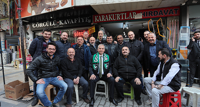 ZOLAN ESNAF VE VATANDAŞLARLA BULUŞTU