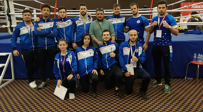 PAÜ’LÜ KİCKBOKSÇULAR  6 MADALYA İLE DÖNDÜ