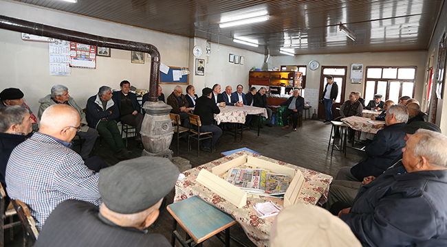 GÜRLESİN, MAHALLE ZİYARETLERİNİ SÜRDÜRÜYOR