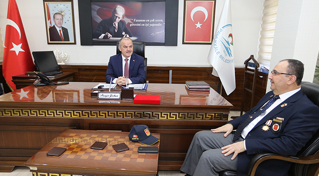 GAZİLERDEN, BAŞKAN GÜRLESİN’E TEŞEKKÜR ZİYARETİ