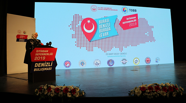 BAKAN SELÇUK İSTİHDAM TOPLANTISINDA KONUŞTU
