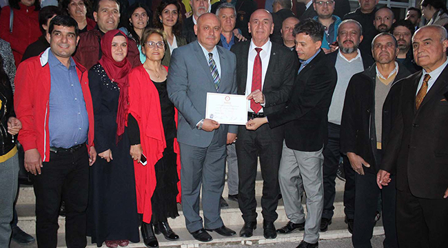 BULDAN’IN YENİ BAŞKANI ŞEVİK GÖREVİ DEVRALDI
