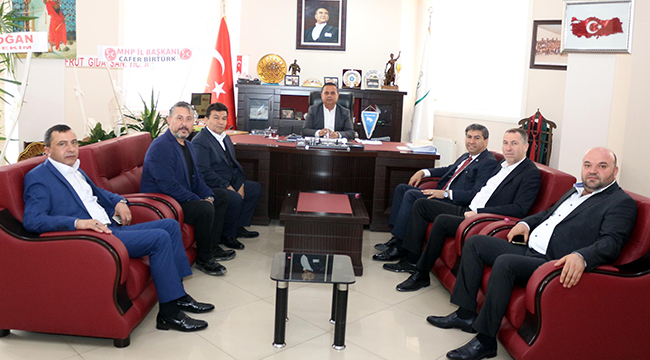 Denizlispor Yönetimi İlçe Başkanlarını Ziyaret Etti.