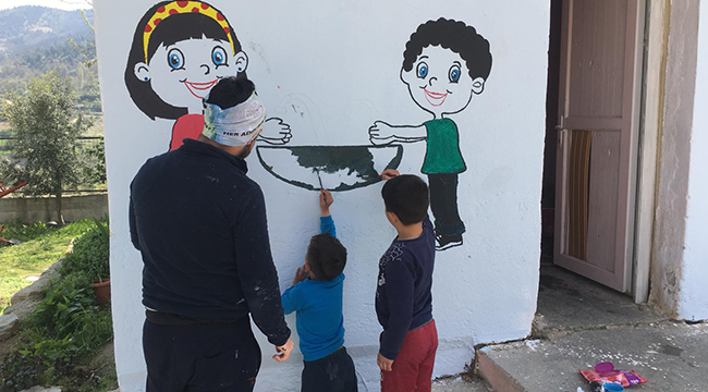 Denizli Akut’tan Sarıgöl’de Okul Tadilatı