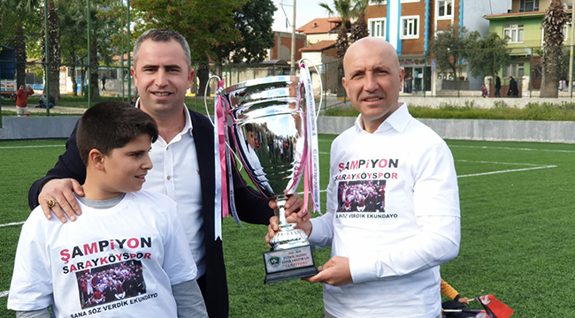 SARAYKÖYSPOR ŞAMPİYONLUĞU O’NA İTHAF ETTİ