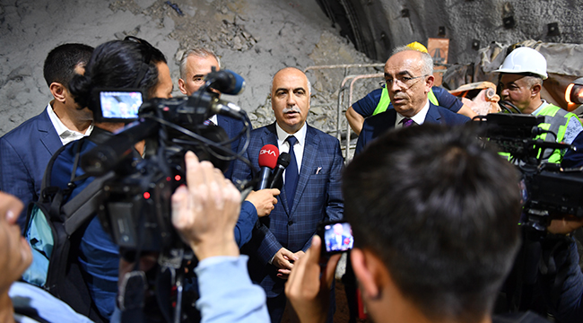 Honaz Tünelinde Anlamlı Tören